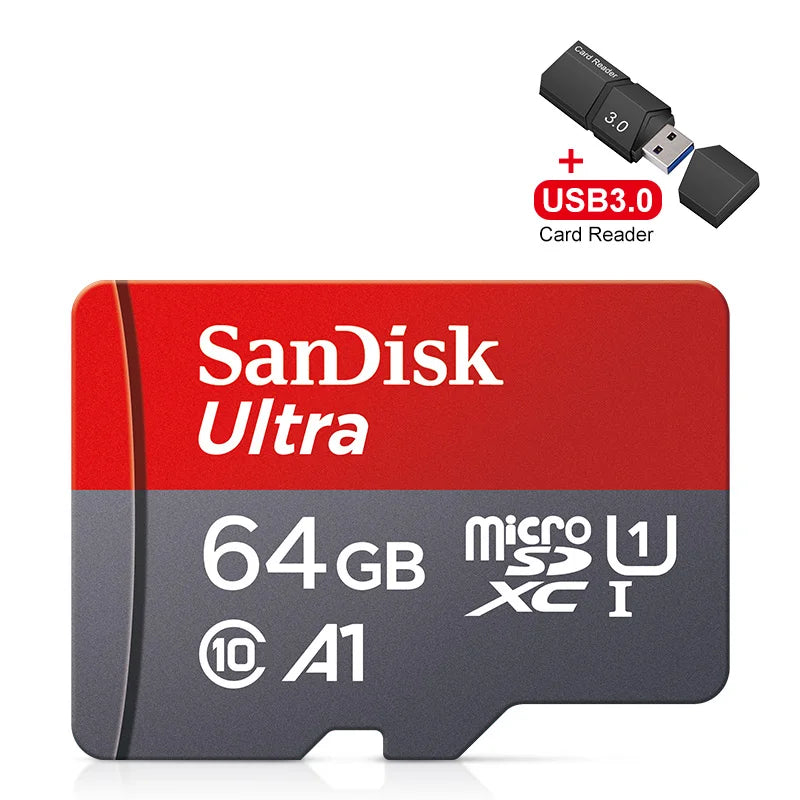 100% Original Sandisk Micro SD Card 64GB Class10 Flash TF Card 64GB Memory Card 64gb memoria disk for samrtphone and table PC