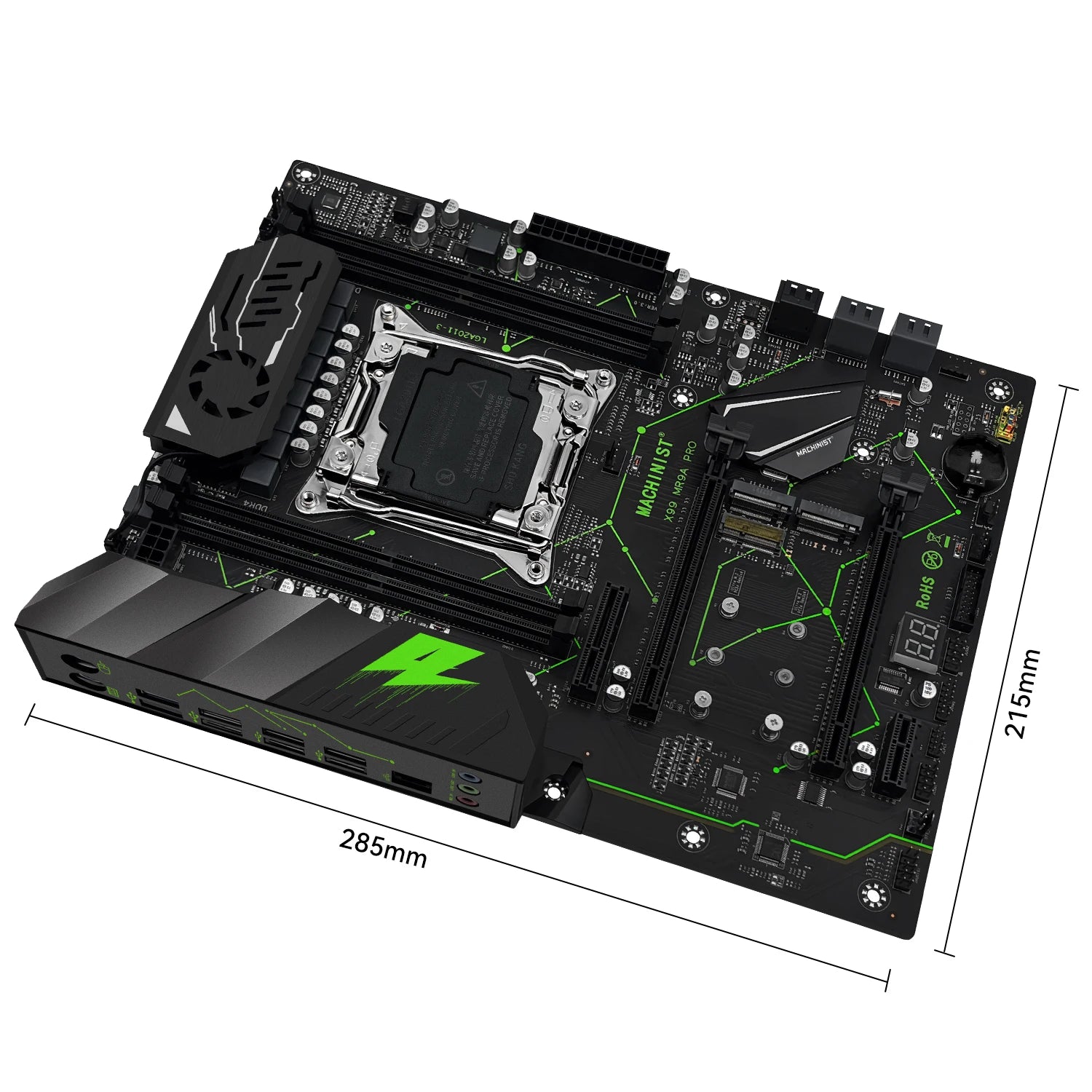 MACHINIST X99 TPM2.0 Motherboard Optional Xeon E5 2666 V3 CPU And DDR4 16GB RAM Kit Set Four Channel ATX MR9A PRO USB3.0