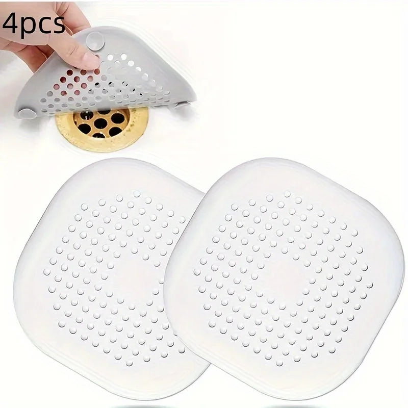 Anti Clogging Silicone Floor Drain Cover for Sink, Bathroom Drainage Outlet, Hair Anti Clogging Filter, Sewer Outlet, Filter SCR