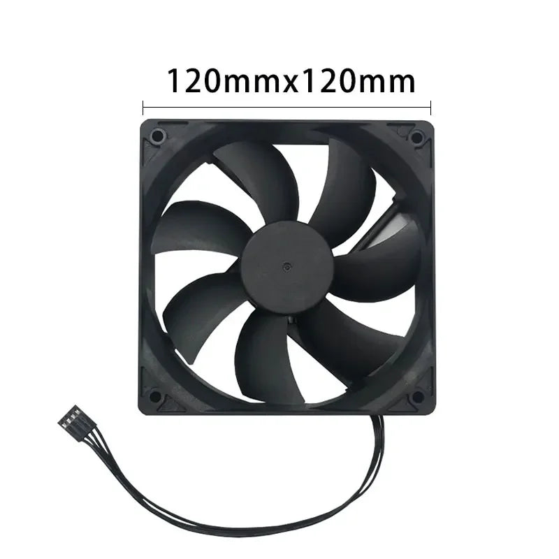 LDPCSJ 8cm 9cm 12cm Quiet Computer Fan Silent PC Fans For Computer PC Case GPU CPU Cooler Radiator Cooling