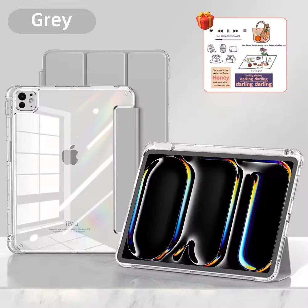 For 2024 iPad Air 6 Case iPad Air 5  6 11 iPad Pro 11 12.9 13 10 Gen 10.2 9th 8th 7th 9.7 6th 5th Mini 7 6 Case With Pen Holder