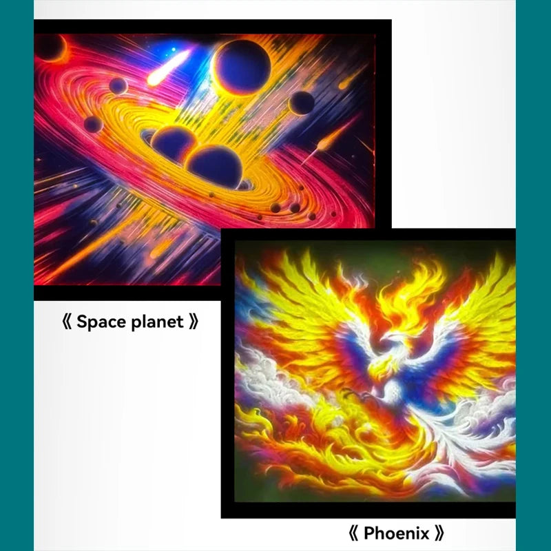 For Bambu Lab Lithophane Led Panel CMYK LED Backlight Board PLA Basic CMYK Lithophane Bundle 3D Print Lithophane Photo DIY