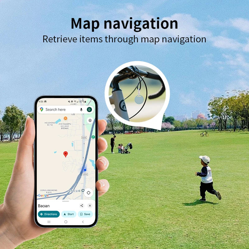 RSH Brand Genuine Bluetooth GPS Tracker For Android Phones Work With Google Find Hub App Pet Key Finder for Xiaomi Samsung Pixel