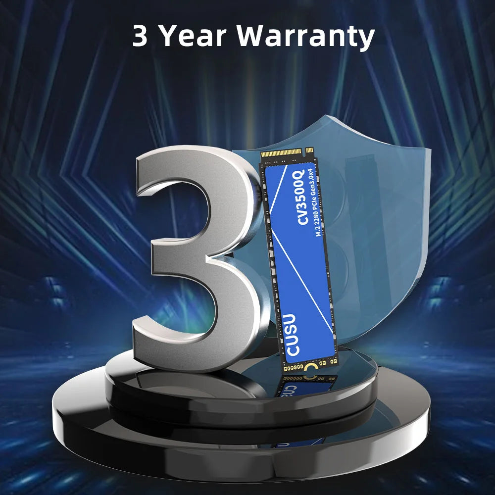 CUSU M.2 SSD 256GB 512GB 1TB 2TB PCIe3x4 Solid State Drive SSD NVME M2 2280 Internal Hard Disk HDD for Laptop Desktop