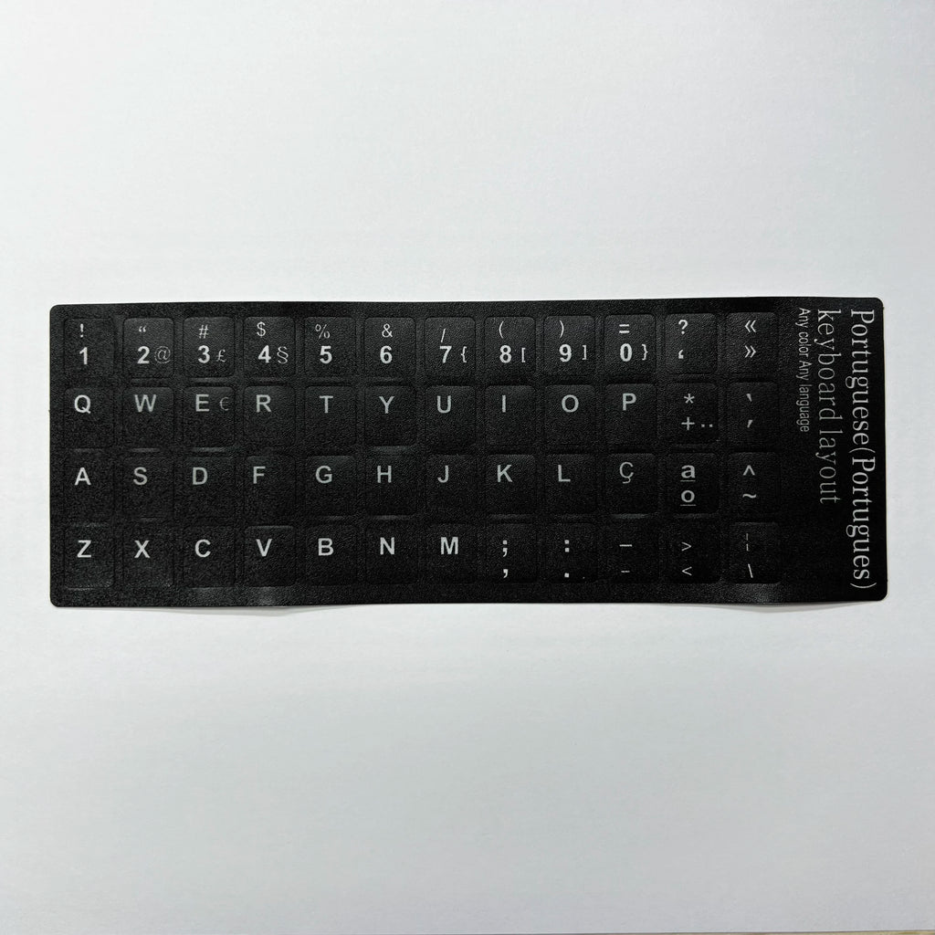 English Spanish Italian Korean French Deutsch Keyboard Stickers Frosted PVC Language Keyboard Sticker For Laptop Desktop PC