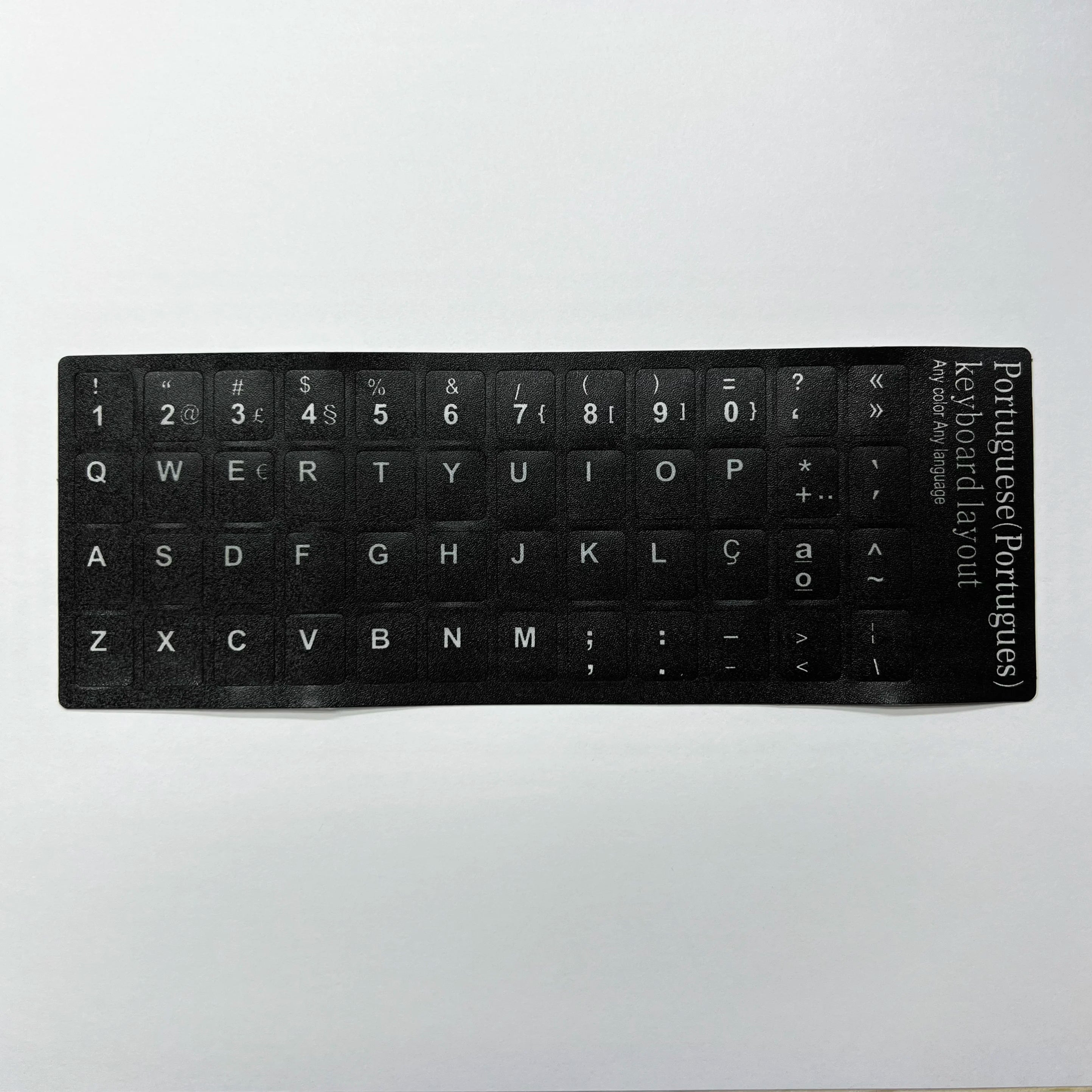 English Spanish Italian Korean French Deutsch Keyboard Stickers Frosted PVC Language Keyboard Sticker For Laptop Desktop PC