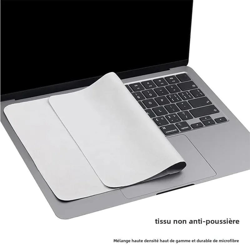 for MacBook Pro 13/15/16 Inch Microfiber Dustproof Laptop Screen Cleaning Cloth Protective Notebook Palm Keyboard Blanket Cover