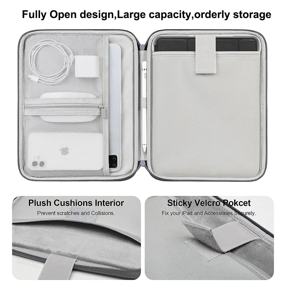 Tablet Sleeve Bag For iPad Pro 12.9 Air 11 13 inch 2024 Pouch Case For iPad 7 8 9 10th Generation Mini 6 2022 Portable Handbag