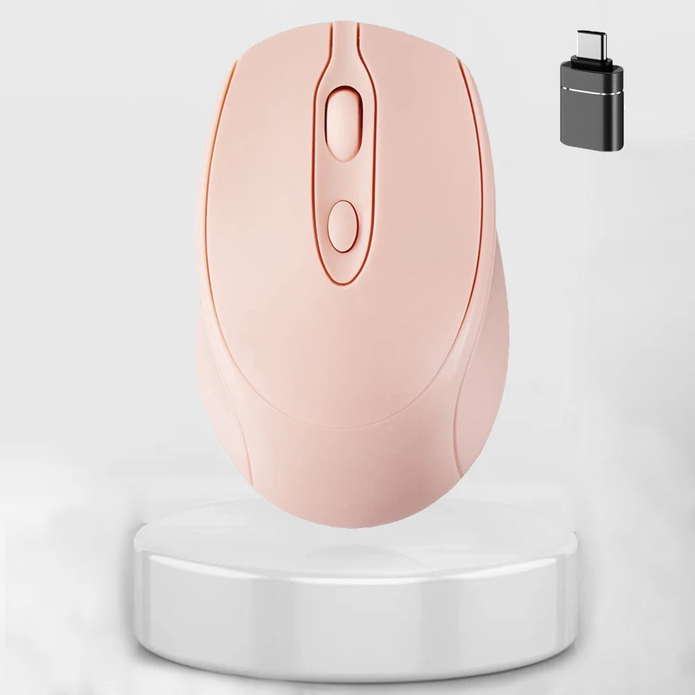 Rechargeable Wireless Mouse 2.4G Bluetooth-Compatible Wireless Computer Mouse USB Silent Gamer Mice For PC Laptop Macbook Tablet