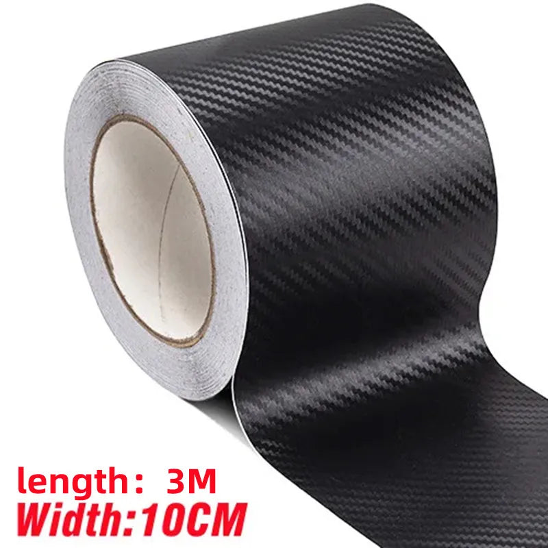 Super gloss black carbon fiber tape sticker Car sticker tape Waterproof film adhesive sealant DIY decal car motorcycle accessori