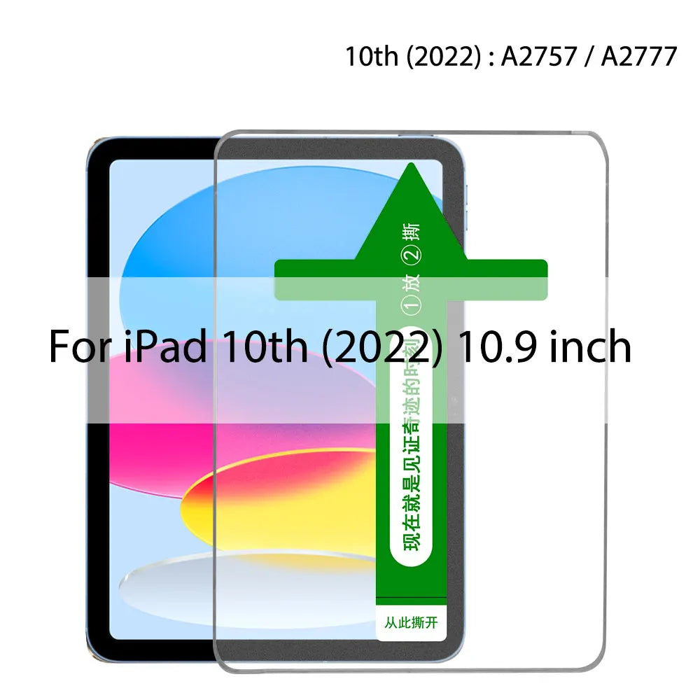 Auto Alignment Kit Tempered Glass For Ipad Pro 11 12.9 10 9 8 7 Air 5 4 3 2 13 Screen Protector For Ipad Mini 6 5 4 Gen Th Film