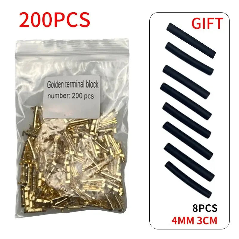 50pcs 100pcs 200pcs Docking Terminal U Type Terminal Tab 0.3 To 1.5mm2 Terminal Block Connector Double Connector Terminal