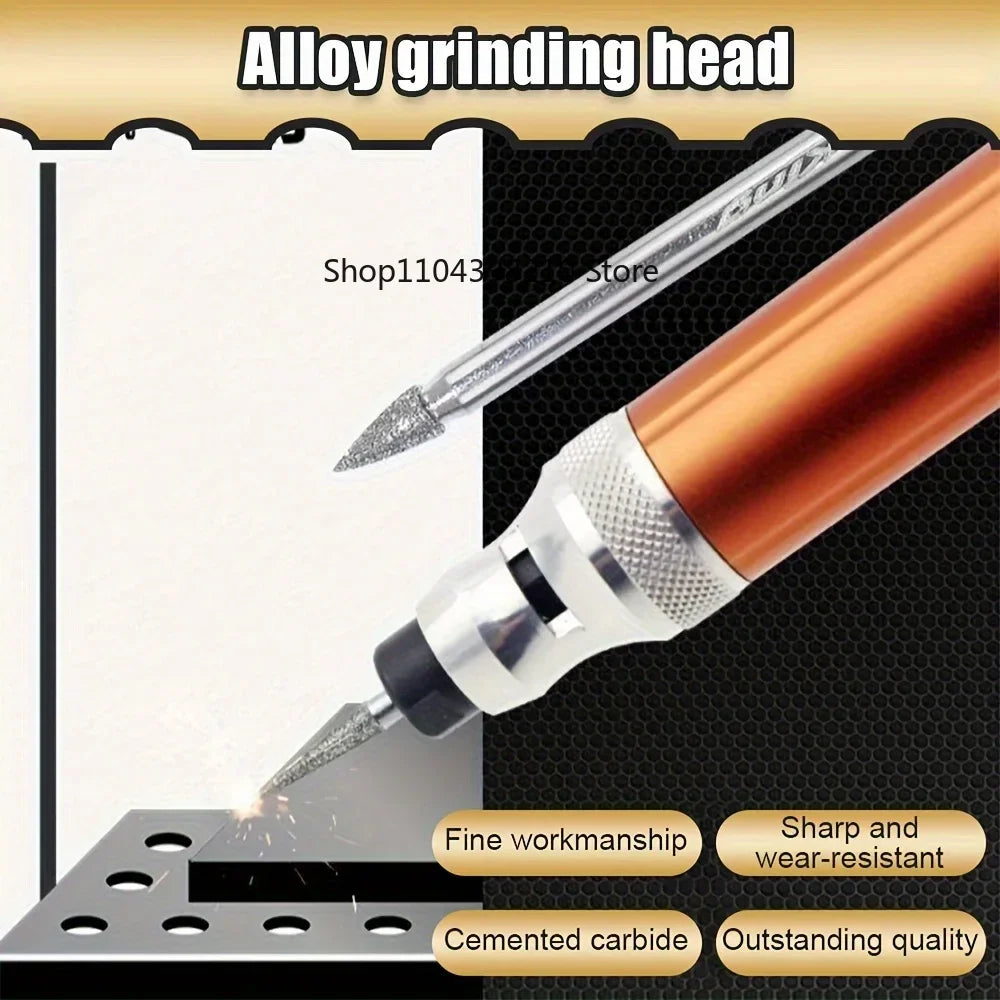 30pcs Diamond Grinding Burr Needle Point Engraving Carving Polishing For Glass Jade Stone 2.35/3mm Drill Bit Rotary Tool Set