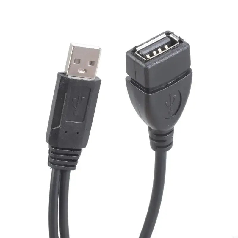 High Quality USB 2.0 Cable USB Double Splitter Adapter Cable One To Two Female To USB 2 Male Power Extension Cable
