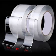 Nano Tape Double Sided Tape Transparent Reusable Waterproof Adhesive Tapes Cleanable Kitchen Bathroom Supplies Tapes