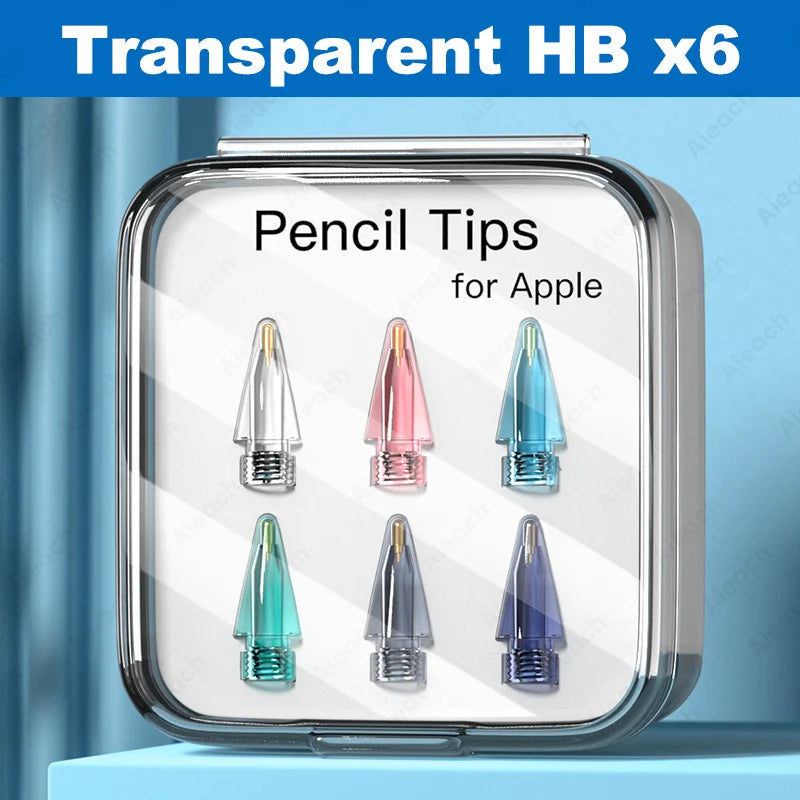 Double Layer Tip For Apple Pencil Pen Nib For Apple Pencil 1st 2nd Generation 2B HB 2.0 3.0 Soft Hard iPad Pencil Accessories