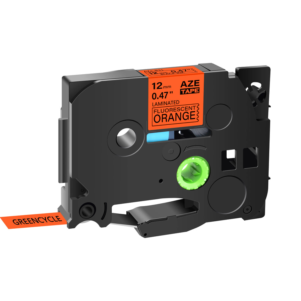 GREENCYCLE 1Pcs 6mm/9mm/12mm 231 Label Tape Compatible for Brother P-Touch Label Maker for TZ TZE 131 231 431 531 631 731 Ribbon