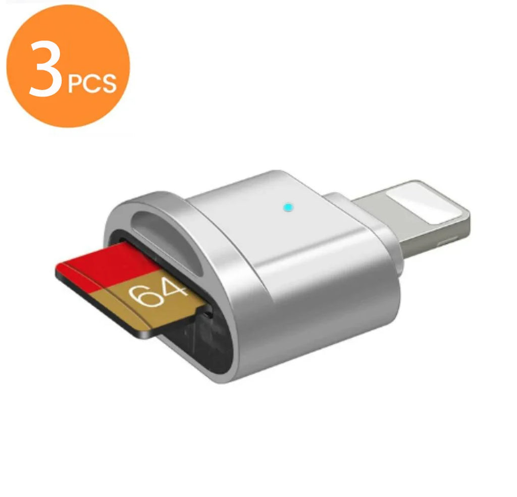 Lightning MINI SD TF Card Apple CardReader Suitable For iPhone iPadConnectionExternal ExpansionMemoryCard OTG StorageCardAdapter