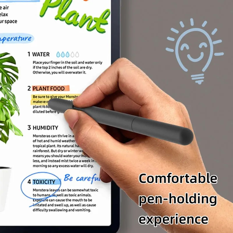 Silicone Pencil Case Tablet Touch Stylus Pen Cover Solid Color for Samsung Galaxy Tab S6 Lite S Pen S7 FE S8 Ultra S9 Plus