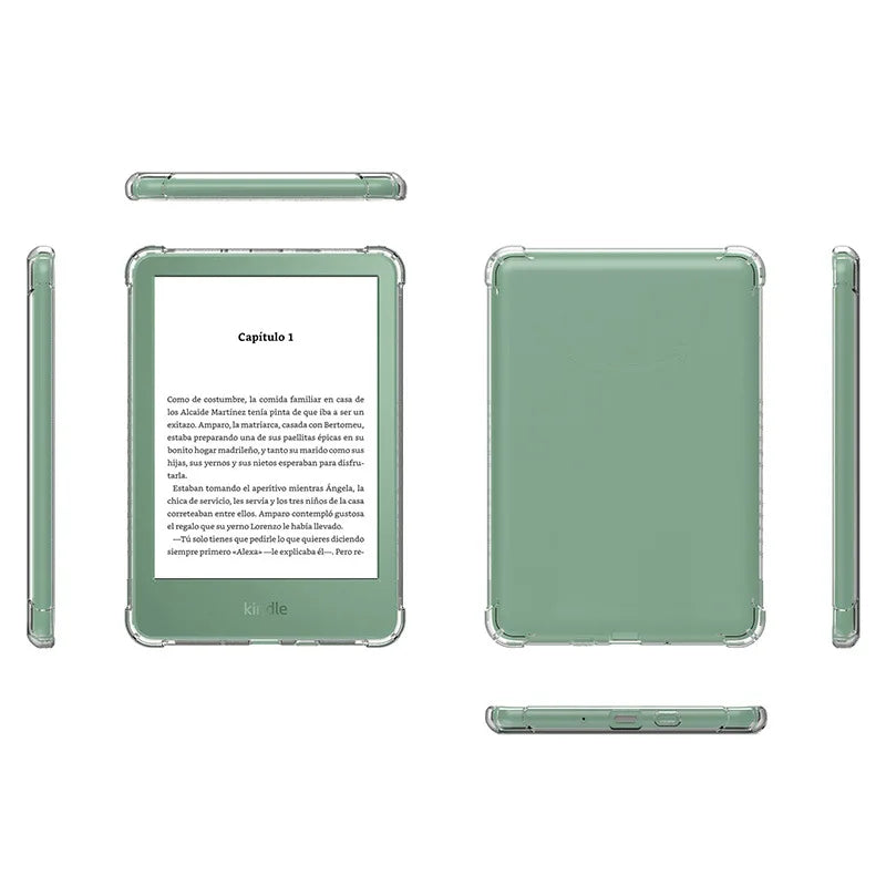 Protective TPU Case For Kindle 6 inches 2024 Transparent Case for Kindle 6” 2022 Soft Cover for Kindle K11/K12/C2V2L3