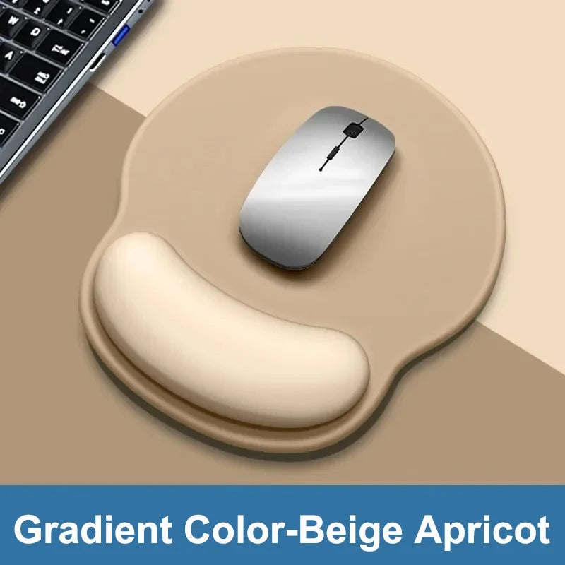 Gradient color mouse pad comfortable wrist rest non-slip mouse pad soft mouse pad wrist rest computer desktop silicone mouse pad