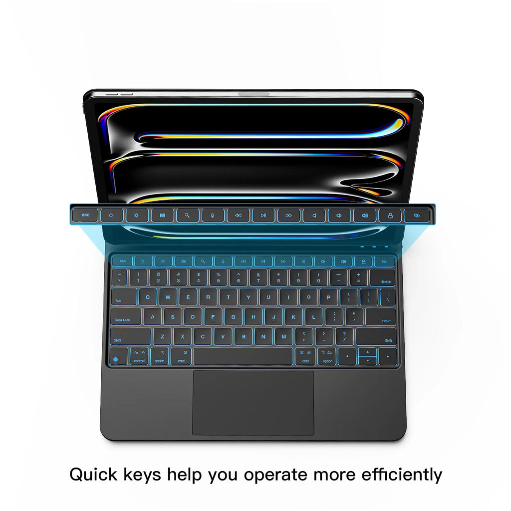 Magic Keyboard for iPad Air 4 Air 5 Air 6 Air 7 11 inch case for iPad Pro 11 inch 2018-2022 Generation Cover Smart Cover