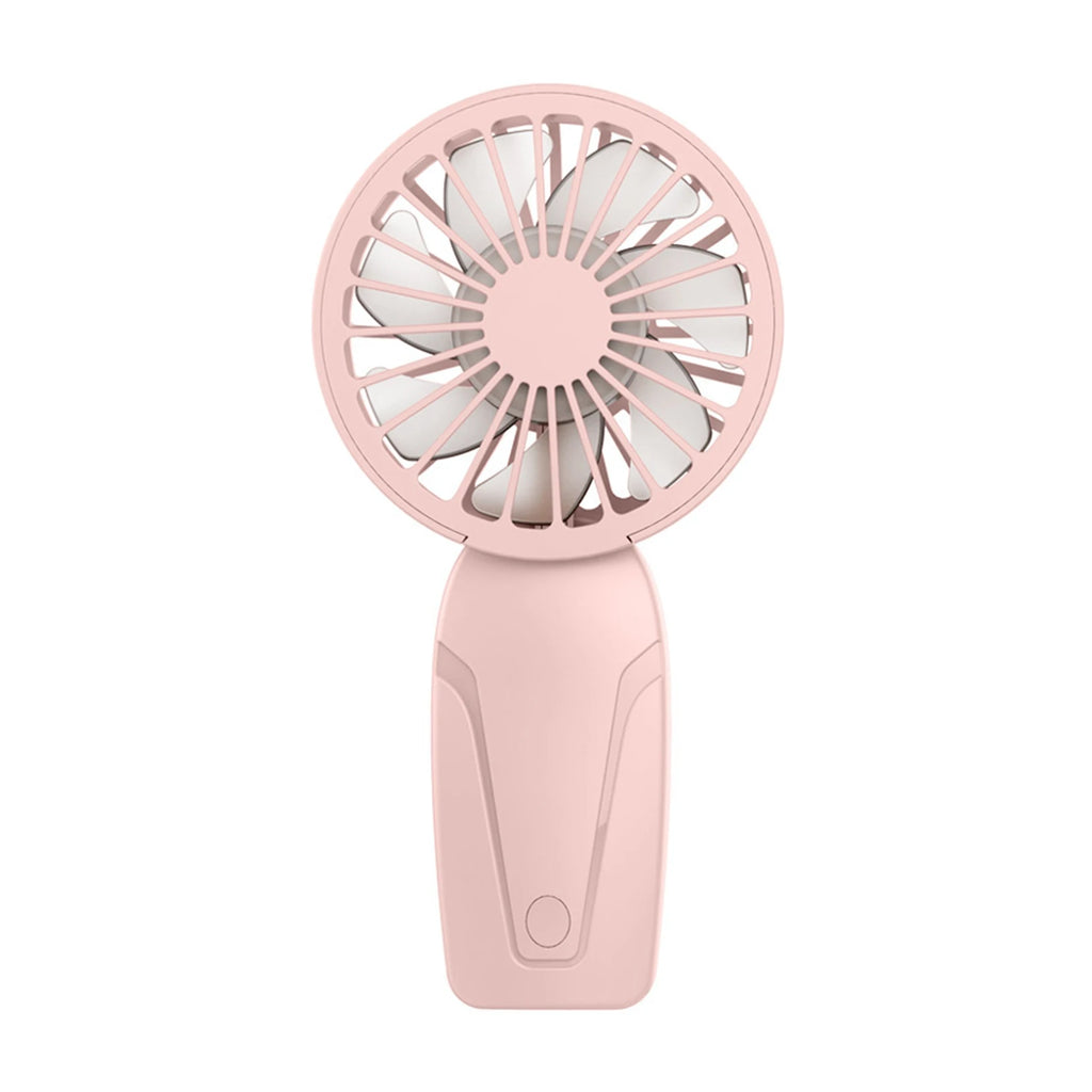 Portable Handheld Small Fan ABS Lightweight Cute Appearance USB Rechargeable Mini Fan For On Go Cooling Portable Mini Pocket Fan