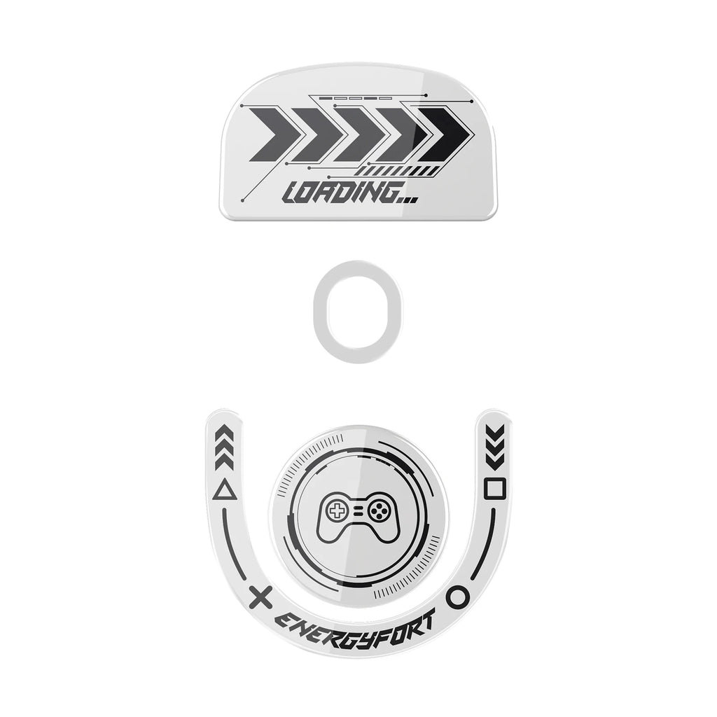 Mouse Feet Skates for Logitech G Pro X Superlight 2 Wireless Gaming Mouse Rounded Curved Edges Glass Mouse feet Replacement