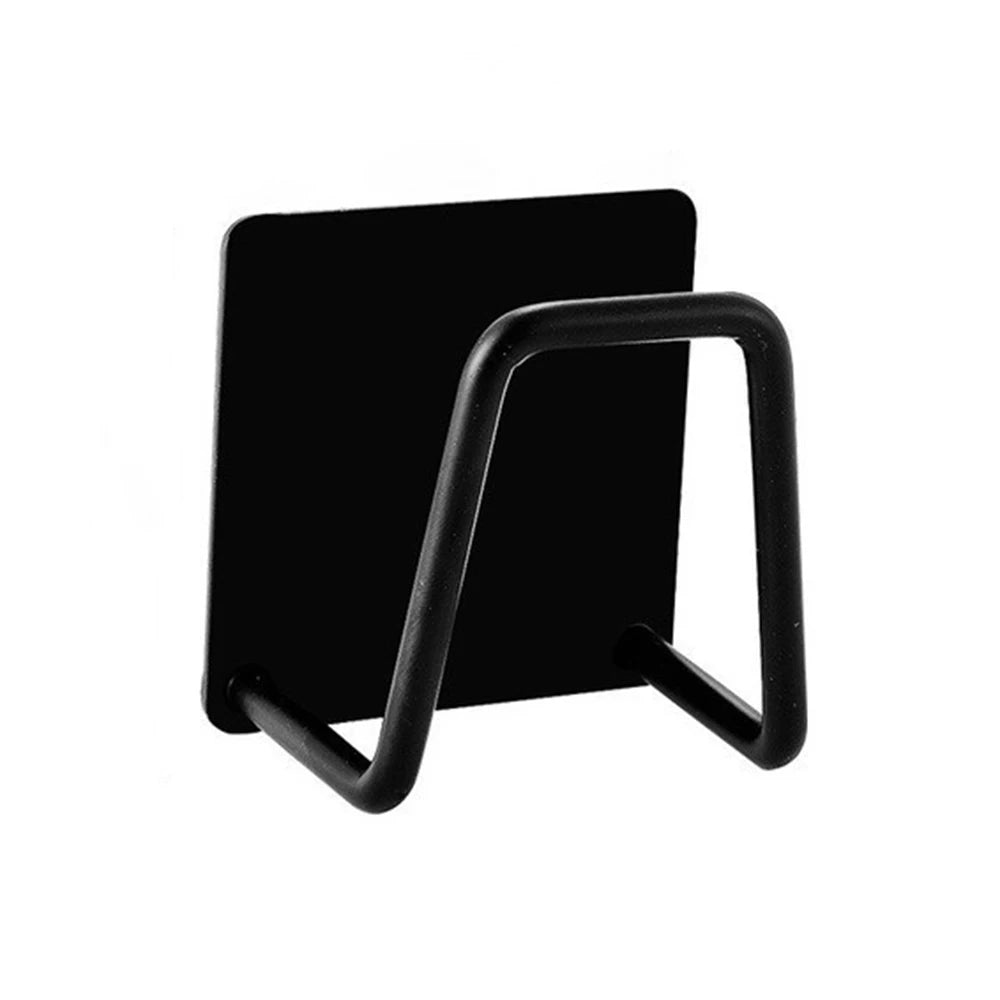 1pc Stainless Steel Sink Sponge Rack For Sponge Steel Wire Ball Draining Paste The Inner Wall Of The Sink Kitchen Supplies