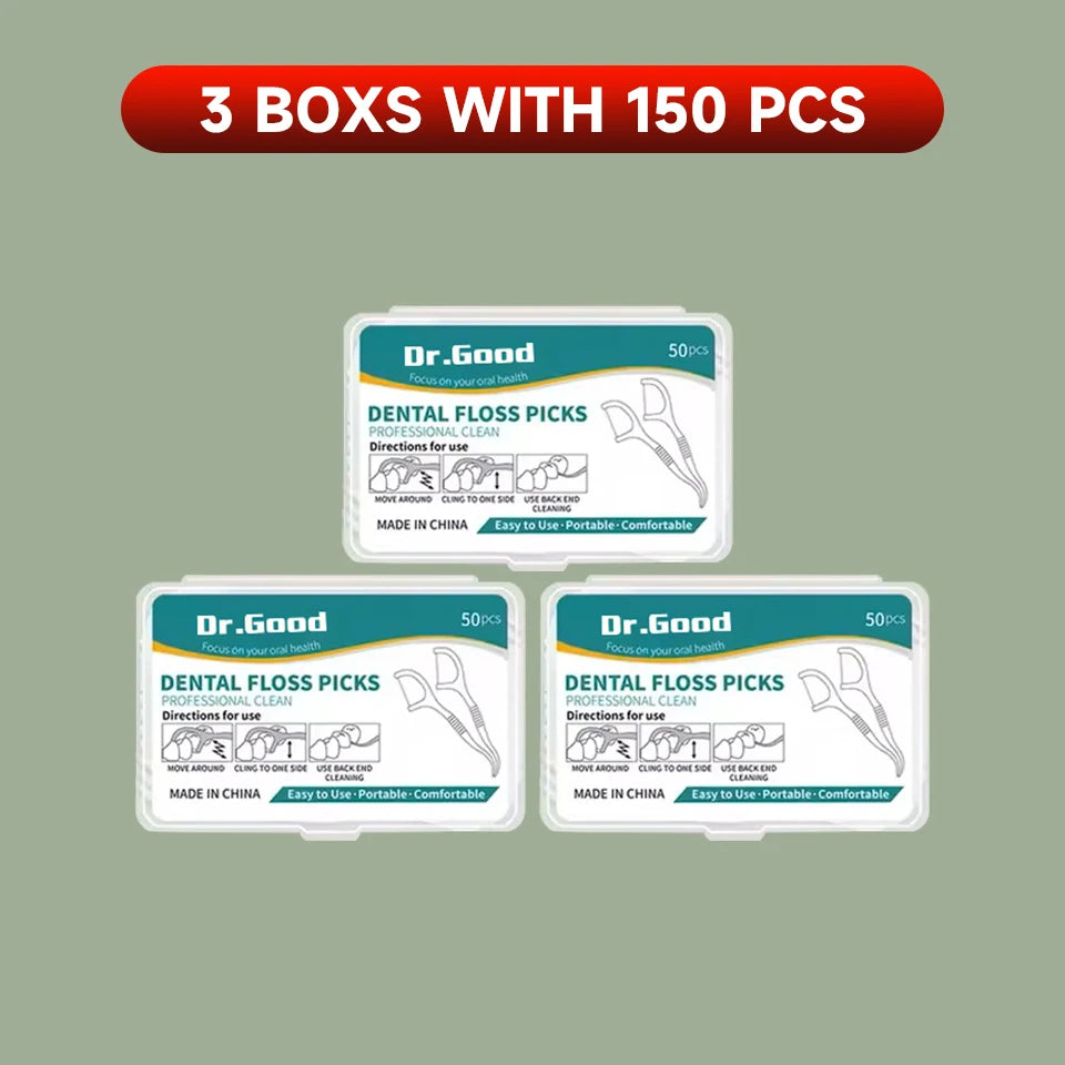 50/150/300/600/1000 PCS dental floss sticks oral care tools