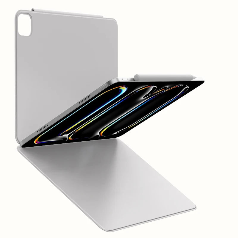 For 2025 iPad11  A16 10 10.9 2022 Pro 11 12.9 Inch Magnetic Case iPad Air4 5 10.9 Mini 6 8.3 Inch With Magnetic Detachable Cover