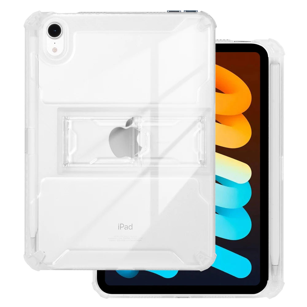 For iPad Case 2022 Pro 11 10th Generation 10.9 Air 5 4 10.2 7/9th 2021 Mini 6 10.5 2018 9.7 5th 6th 12 9 Transparent Cover Funda