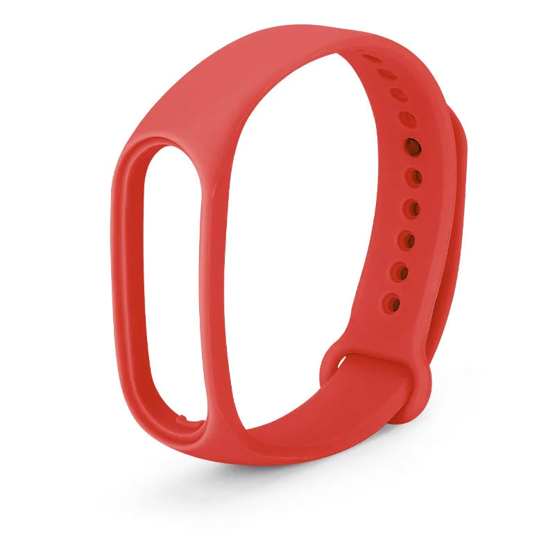 official Silicone Strap For Xiaomi Mi Band 4 5 6 7 Bracelet Sport Watch Wristband Miband4 miband7 Correa Mi band 3 4 5 6 7 Band
