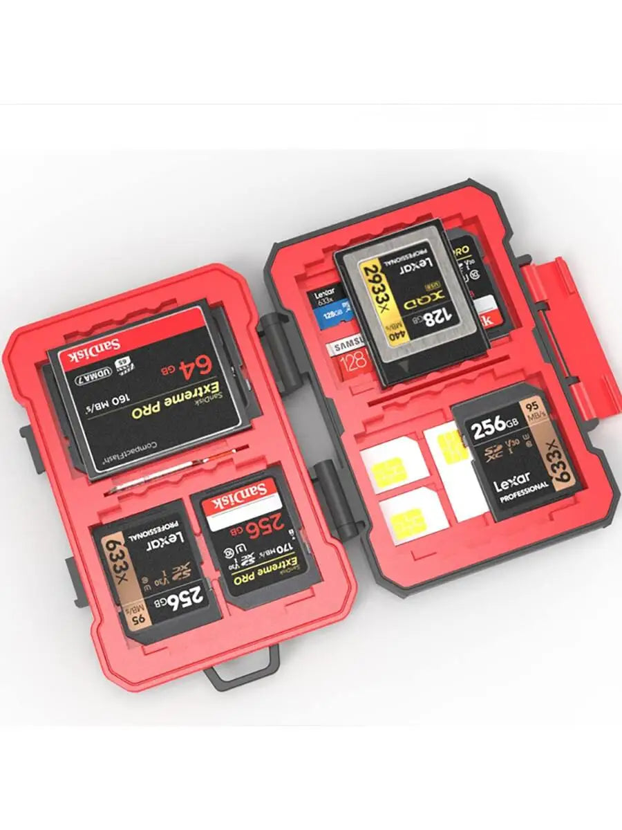 LP-E8 SD Card Holder Micro SD Card Case Waterproof Memory Card Storage Box Organizer Shockproof with environment ABS