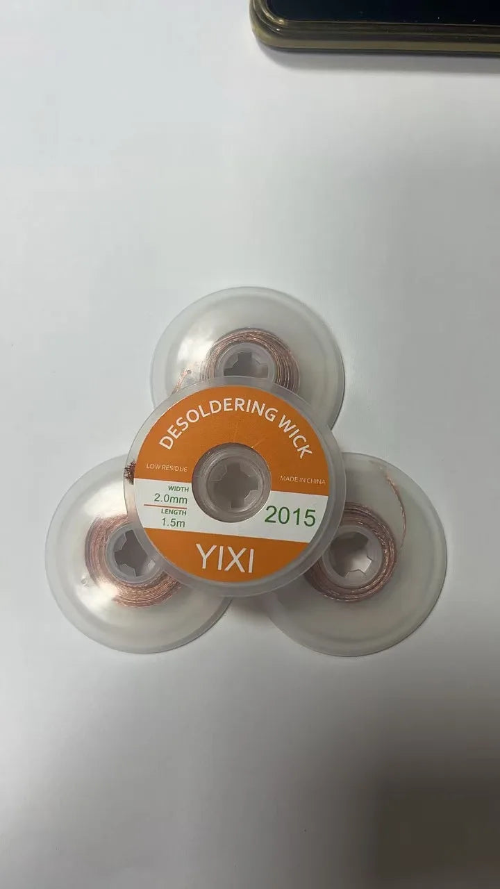 Desoldering Wire 1.0/1.5/2.0/2.5/3.0/3.5mm Braid Soldering Mesh Welding Parts Low Residue No-Clean Solder Tin Remover Tool