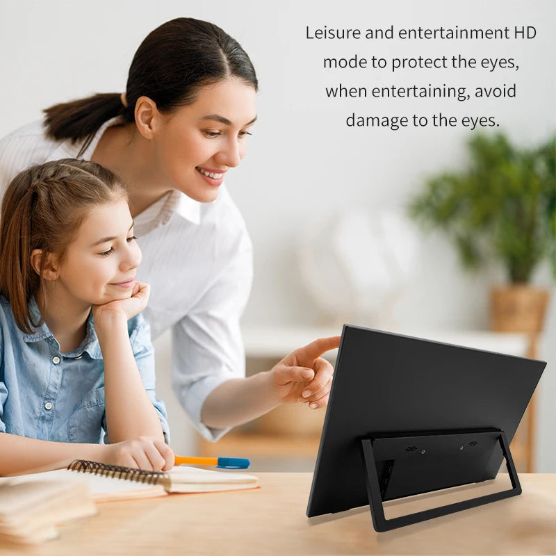 Arzopa 15.6'' FHD 1080P Portable Monitor with HDMI USB IPS Second Monitor External for PC Laptop Mac Switch Xbox ps4,S1 Table