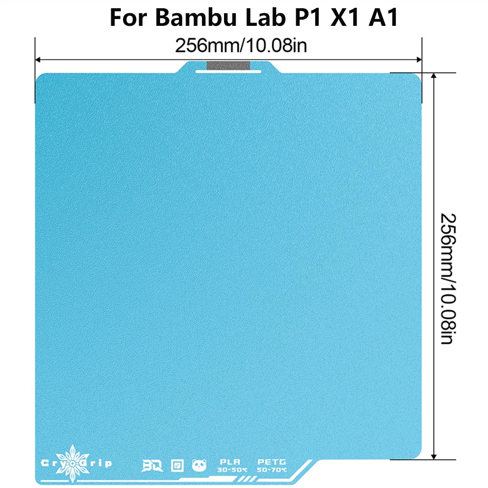 BIGTREETECH Panda Build Plate CryoGrip Pro Cool Plate For Bambu Lab P1P P1S A1 X1C X1E A1 MINI CryoGrip Sheet Spring Steel