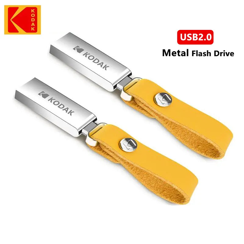 KODAK K122 USB 2.0 Pen Drive 32GB 64GB 128GB Metal USB Flash Drive Memory Pendrive