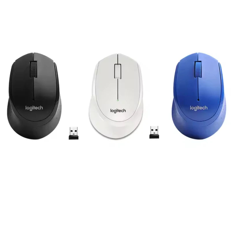 Logitech M330, Ergonomic, Fits The Curve of The Right Hand, Comfortable Grip, Wireless Convenient Operation, Office Efficiency.