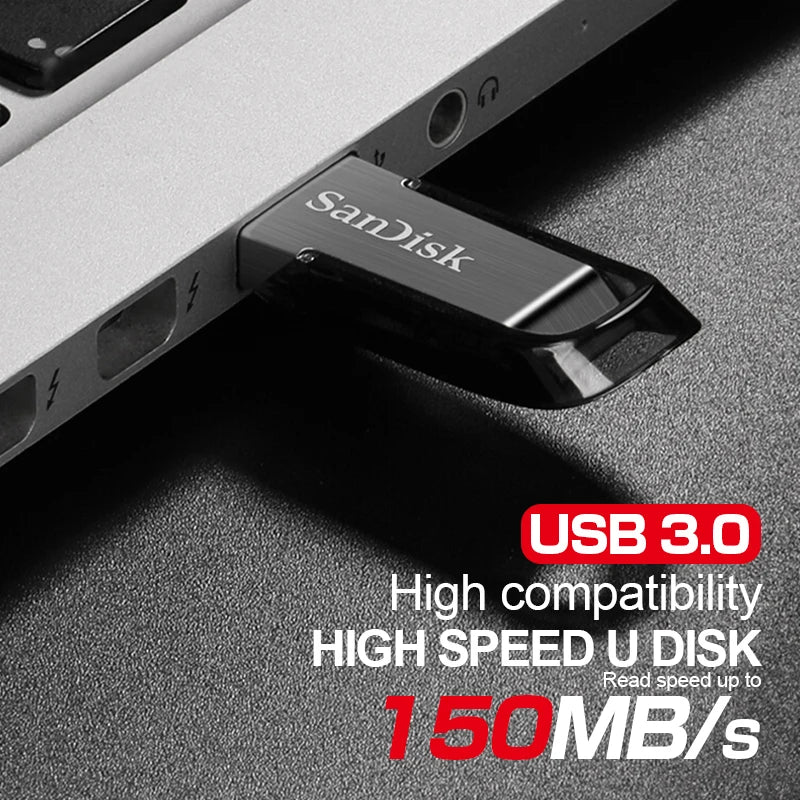 Genuine Sandisk USB 3.0 Pendrive Original CZ73 Ultra Flair 32GB PEN DRIVE 64GB 16GB 128GB 256G USB Flash Drive Memory Stick