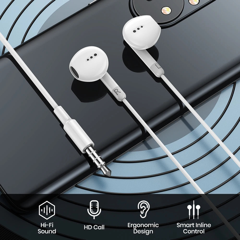 For Xiaomi Headphones Xiaomi mi 14 13 12 11 in-ear Earphones Redmi Note 10 9 8 7 Type C 3.5mm Wired Headset Phone Accessories