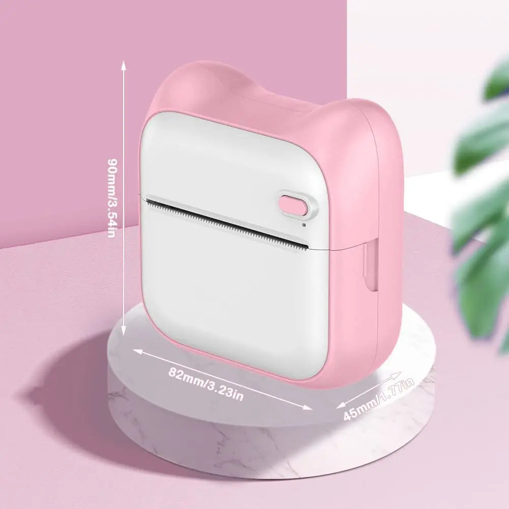 Portable Mini printer,thermal pocket Label  printer, for Android or IOS APP, inkless sticker printer, suitable for home, office
