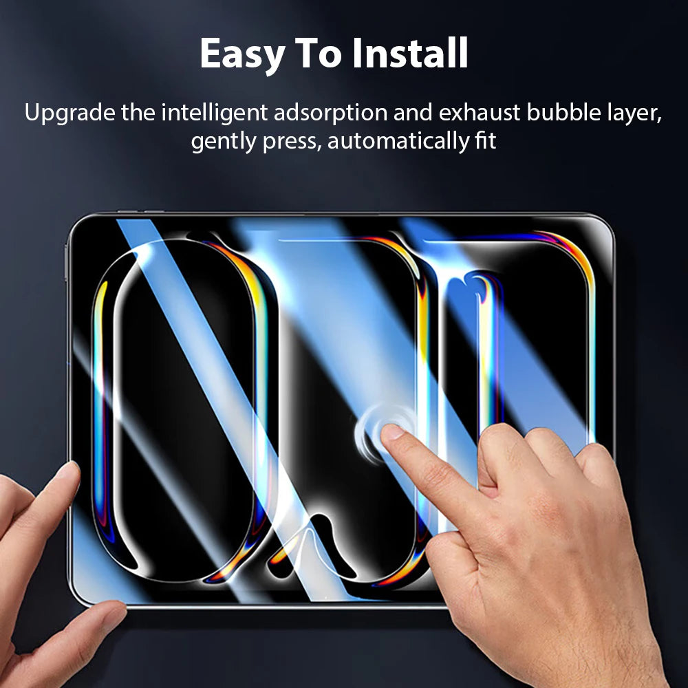 2Pcs Tempered Glass Screen Protector For Ipad Pro 13 12.9 M4 Air 11 M3 M2 5 4 Mini 6 7 9 9th 10 10th Generation A16 Accessories