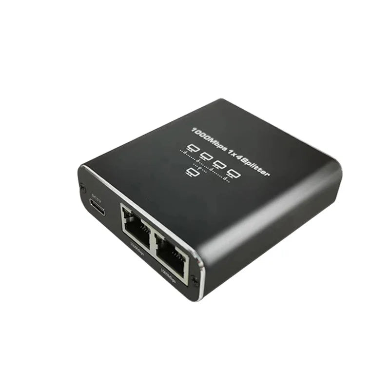 Extender Plug Extension Network Splitter 1000Mbps Hub 1 to 2 RJ45 Adapter Gigabit Converter Internet Ethernet 8P8C Set-Top