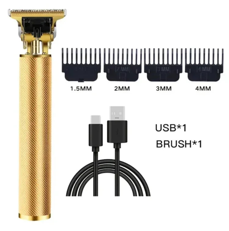 T9 Vintage Cordless Hair Cutting Machine - Professional Barber Trimmer for Men Beard Shaving for Shavers with Lightweight Design