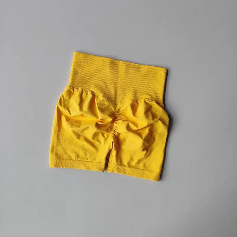 Peach Hip Lifting Sports Shorts Women High Waist and Waist Tightening Slimming Running Hip Speed Drying Three Point Tight Pants