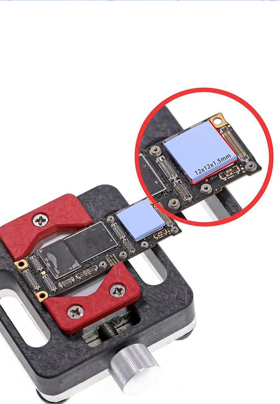 100PCS Thermal Pads Insulating Silicone Sheet High Temperature Resistance Motherboard CPU IC GPU PS5 PS4 Repair Pre-cutting Mat