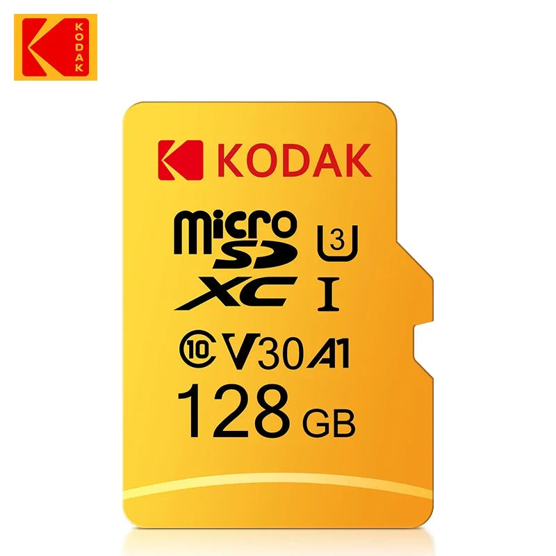 Original KODAK MicroSD Card 64GB 32GB Memori Memory Card C10 TF Micro SD SDXC 128GB 256GB 512GB U3 V30 4K For Phone Drone Camera