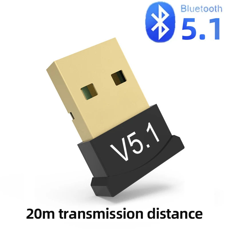 150m USB Bluetooth 5.4 Adapter 5.3 Dongle for PC Wireless Mouse Keyboard Music Audio Receiver Transmitter Bluetooth