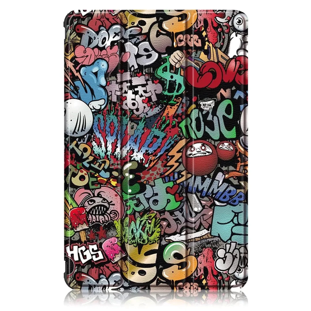 For Samsung Galaxy Tab A9 2023 Case 8.7 inch Magnetic Tri-Folding PU Leather Stand Cover for Galaxy Tab A9 SM-X110 X115 Tablet